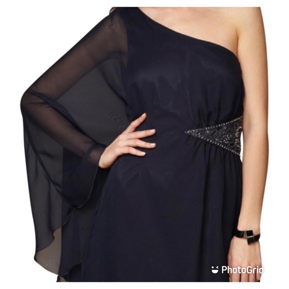 Free People Deep Sapphire one shoulder dress - Picture 3 of 12